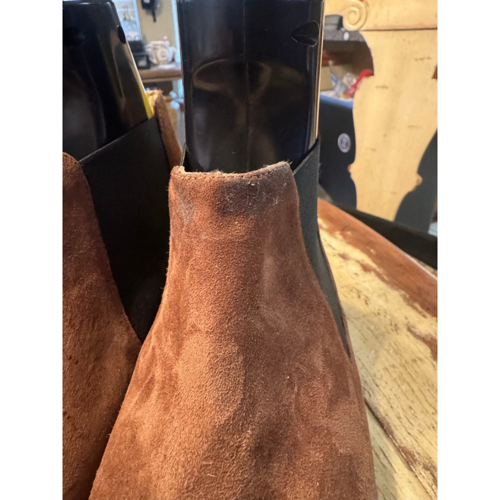 AMALFI | NWT Brown Suede Ankle Boots & Booties Size 12.5 - Picture 6 of 9